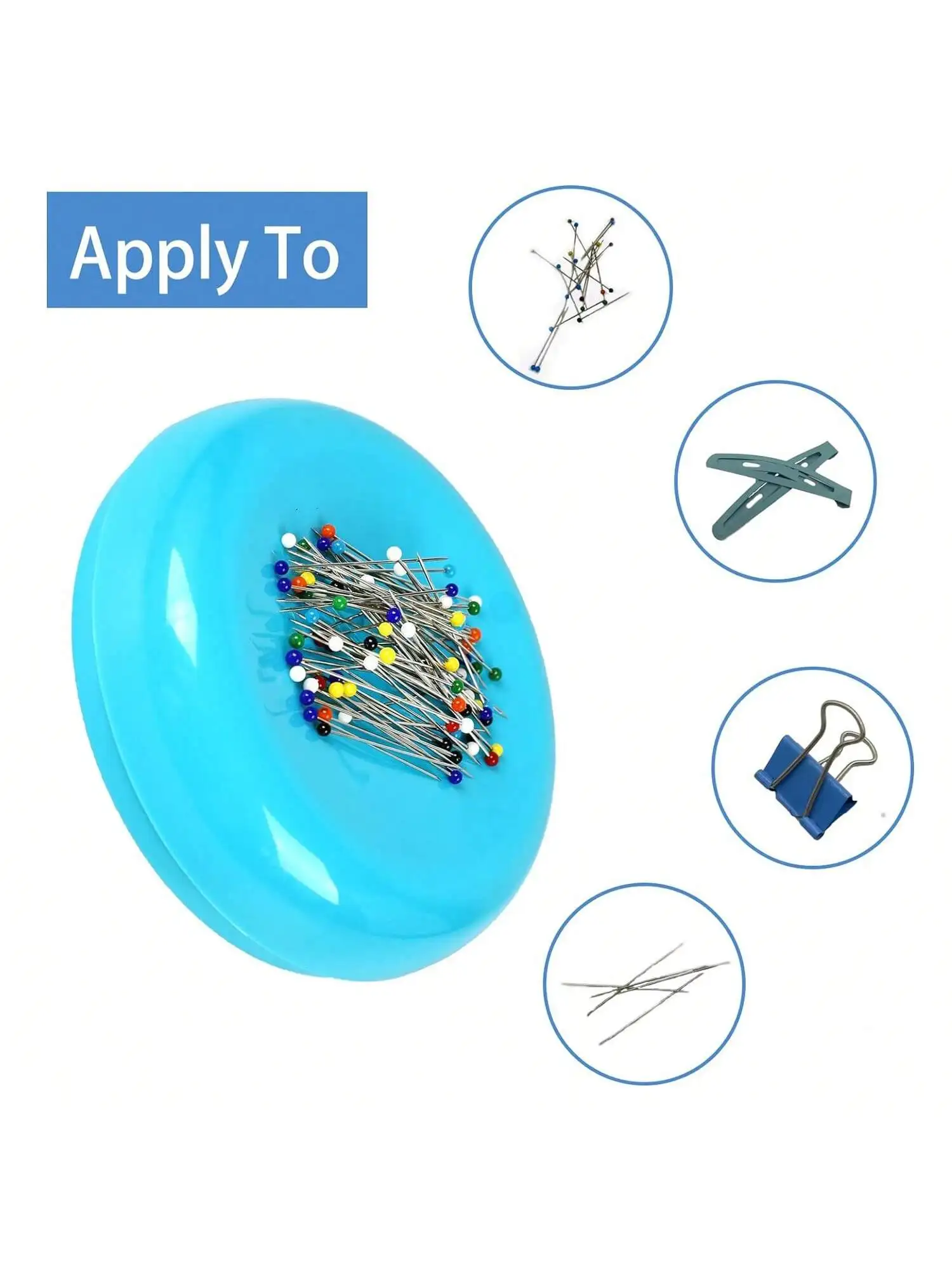 1PCS Magnetic Pin Cushion, Rou - Sewing Gauge Ruler recension och pris